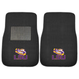 LSU Tigers Embroidered Car Mat Set - 2 Pieces