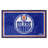 Edmonton Oilers 4ft. x 6ft. Plush Area Rug