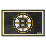Boston Bruins Bruins 4ft. x 6ft. Plush Area Rug