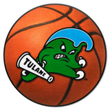Tulane Green Wave Basketball Rug - 27in. Diameter