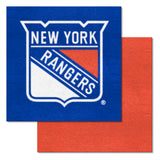 New York Rangers Team Carpet Tiles - 45 Sq Ft.