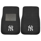 New York Yankees Embroidered Car Mat Set - 2 Pieces