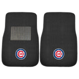 Chicago Cubs Embroidered Car Mat Set - 2 Pieces