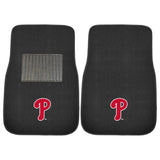Philadelphia Phillies Embroidered Car Mat Set - 2 Pieces
