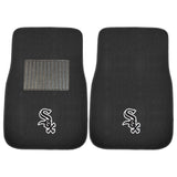 Chicago White Sox Embroidered Car Mat Set - 2 Pieces