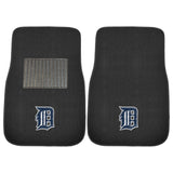 Detroit Tigers Embroidered Car Mat Set - 2 Pieces