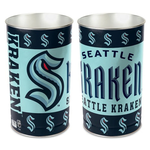 Seattle Kraken Wastebasket 15 Inch
