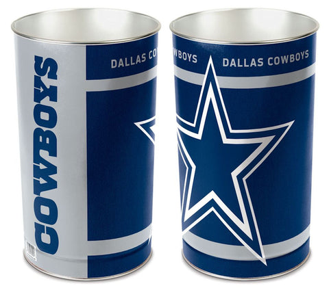 Dallas Cowboys Wastebasket 15 Inch