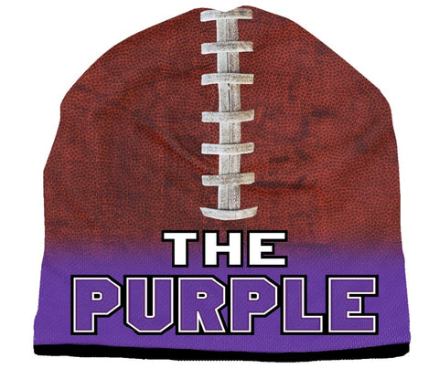 Beanie The Purple Sublimated Football