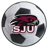 St. Joseph's Red Storm Soccer Ball Rug - 27in. Diameter