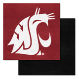 Washington State Cougars Team Carpet Tiles - 45 Sq Ft.