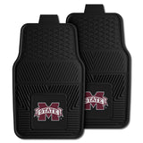 Mississippi State Bulldogs Heavy Duty Car Mat Set - 2 Pieces