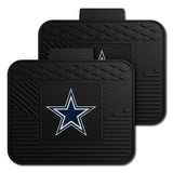 Dallas Cowboys Back Seat Car Utility Mats - 2 Piece Set