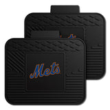 New York Mets Back Seat Car Utility Mats - 2 Piece Set