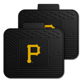 Pittsburgh Pirates Back Seat Car Utility Mats - 2 Piece Set