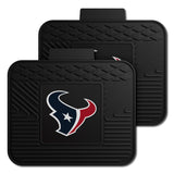 Houston Texans Back Seat Car Utility Mats - 2 Piece Set
