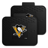 Pittsburgh Penguins Back Seat Car Utility Mats - 2 Piece Set