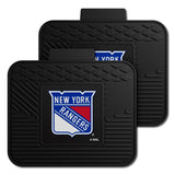 New York Rangers Back Seat Car Utility Mats - 2 Piece Set