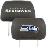 Seattle Seahawks Embroidered Head Rest Cover Set - 2 Pieces