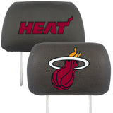 Miami Heat Embroidered Head Rest Cover Set - 2 Pieces