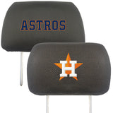 Houston Astros Embroidered Head Rest Cover Set - 2 Pieces