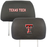 Texas Tech Red Raiders Embroidered Head Rest Cover Set - 2 Pieces