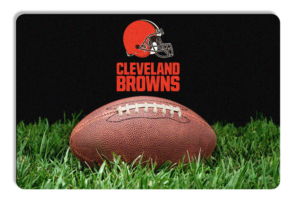 Cleveland Browns Pet Bowl Mat Classic Football Size Large