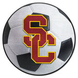 Southern California Trojans Soccer Ball Rug - 27in. Diameter