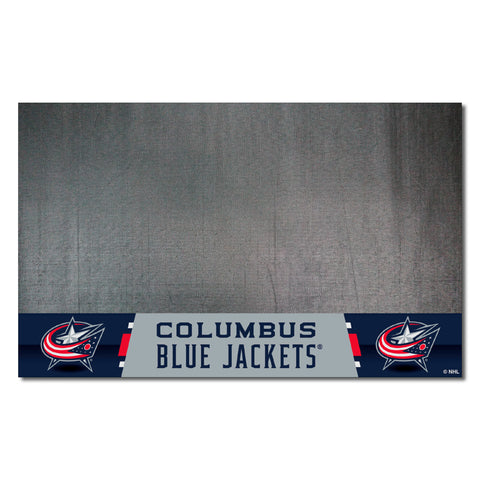 Columbus Blue Jackets Vinyl Grill Mat - 26in. x 42in.