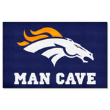 Denver Broncos Man Cave Ulti-Mat Rug - 5ft. x 8ft.