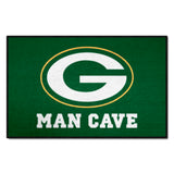 Green Bay Packers Man Cave Starter Mat Accent Rug - 19in. x 30in.