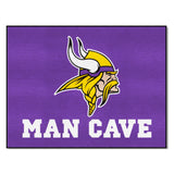 Minnesota Vikings Man Cave All-Star Rug - 34 in. x 42.5 in.