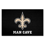 New Orleans Saints Man Cave Starter Mat Accent Rug - 19in. x 30in.