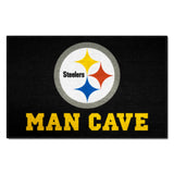 Pittsburgh Steelers Man Cave Starter Mat Accent Rug - 19in. x 30in.
