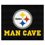 Pittsburgh Steelers Man Cave Tailgater Rug - 5ft. x 6ft.