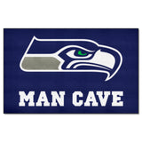 Seattle Seahawks Man Cave Ulti-Mat Rug - 5ft. x 8ft.