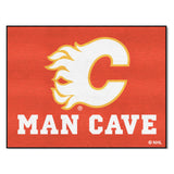 Calgary Flames Man Cave All-Star Rug - 34 in. x 42.5 in.