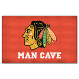 Chicago Blackhawks Man Cave Ulti-Mat Rug - 5ft. x 8ft.