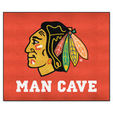 Chicago Blackhawks Man Cave Tailgater Rug - 5ft. x 6ft.