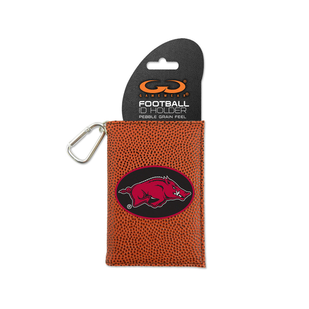 Arkansas Razorbacks ID Holder Classic Football CO