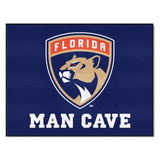 Florida Panthers Man Cave All-Star Rug - 34 in. x 42.5 in.
