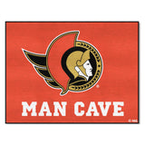 Ottawa Senators Man Cave All-Star Rug - 34 in. x 42.5 in.
