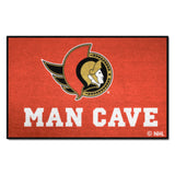 Ottawa Senators Man Cave Starter Mat Accent Rug - 19in. x 30in.
