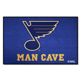 St. Louis Blues Man Cave Starter Mat Accent Rug - 19in. x 30in.