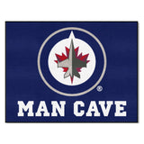 Winnipeg Jets Man Cave All-Star Rug - 34 in. x 42.5 in.