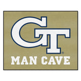 Georgia Tech Yellow Jackets Man Cave All-Star Rug - 34 in. x 42.5 in., GT