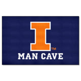 Illinois Illini Man Cave Ulti-Mat Rug - 5ft. x 8ft.