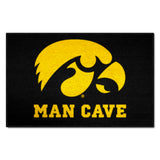 Iowa Hawkeyes Man Cave Starter Mat Accent Rug - 19in. x 30in.