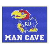 Kansas Jayhawks Man Cave All-Star Rug - 34 in. x 42.5 in.