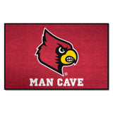 Louisville Cardinals Man Cave Starter Mat Accent Rug - 19in. x 30in.